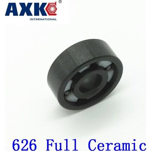 2019 Limited Rodamientos Axk 626 Full Ceramic Bearing ( 1 Pc ) 6*19*6 Mm Si3n4 Material 626ce All Silicon Nitride Ball Bearings