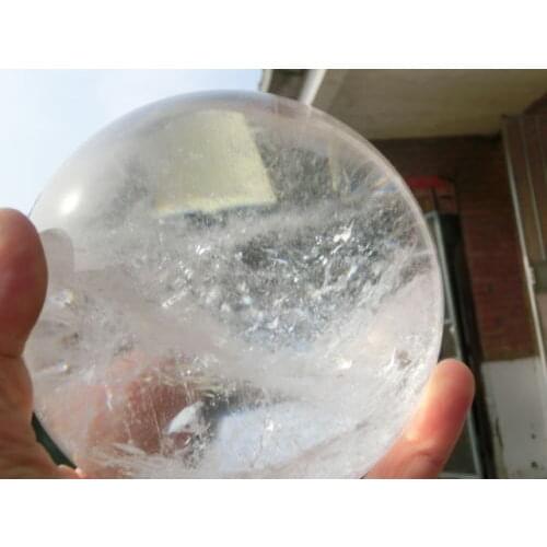 2320g(5.1 lb) Natural Quartz Crystal Sphere Ball Healing