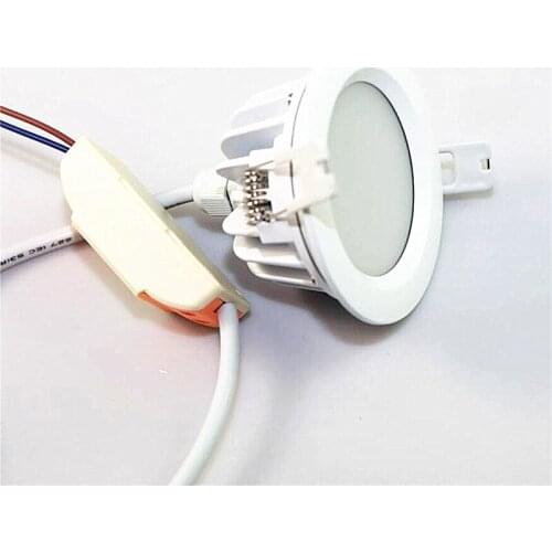 6pcs Dimmable 15W LED Downlight AC110V/AC220V IP65 Waterproof Bathroom Dimmable LED Ceiling Spot Light