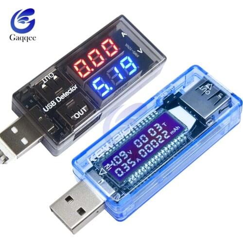 USB Tester DC Digital voltmeter voltage current Meter Ammeter Detector Monitor Power Indicator Bank Charger
