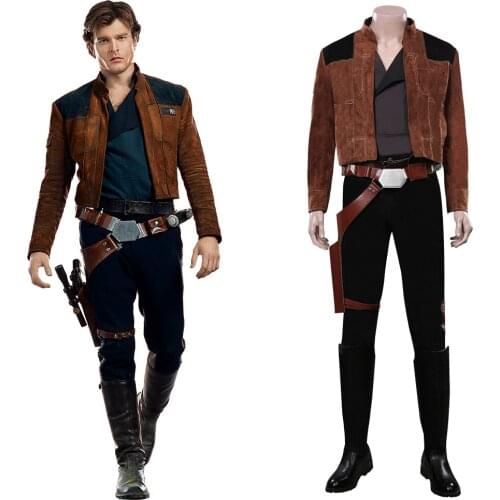 Han Solo Cosplay Anime Costume Outfits Halloween Carnival Costumes