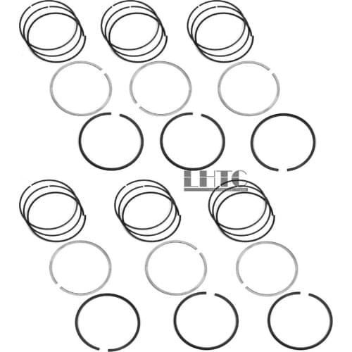 6x Piston Rings Set Ma hle 85mm For BMW 323i 325i 328i 330i 525i 530i E90 E92 E60