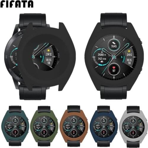 FIFATA Soft Silicone Case Full Protective Cover For Huawei Honor Magic Watch 2 46mm Smart Watch Colorful Protector Frame Shell