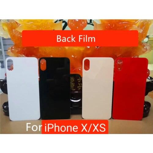 Real 3D Full Cover 4D 5D Curved Back 9H Tempered Glass For iPhone 12 11 Pro XR XS MAX X 8 7 6S Plus Rear Screen Protector