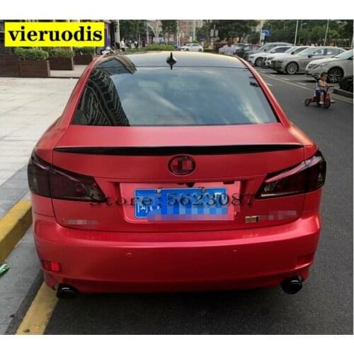 Fit For Lexus IS250 IS300 IS350 2008 2009 2010 2011 2012 2013 ABS Plastic Unpainted Primer Color Exterior Rear Wing Spoiler