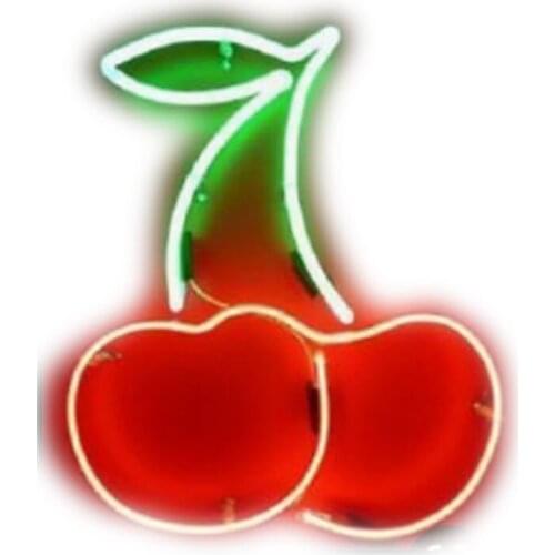 New Two Cherries Neon Signs neon light neon lights for rooms glass Tube light up sign Iconic Sign Neon lights neon wall signs