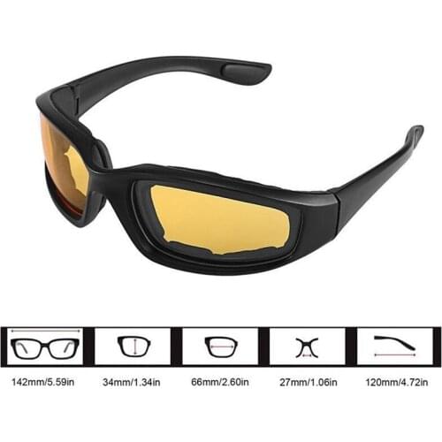 New Protective Glasses Cycling Goggles Eyeglasses Outdoor Sports Motorcycle Eyewear Glasses Windproof Dustproof Eye Glasses