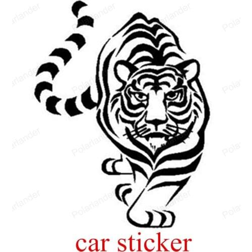 New design covers decals accessories wall home tail window motorcycles 1pcs THE TIGER car stickers black color car styling