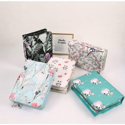 72 Holes Pencil Bag Penalty For Gils Boys Kawaii Flower-Panda Pencil Case Large Capacity School Office Supplies Stationery