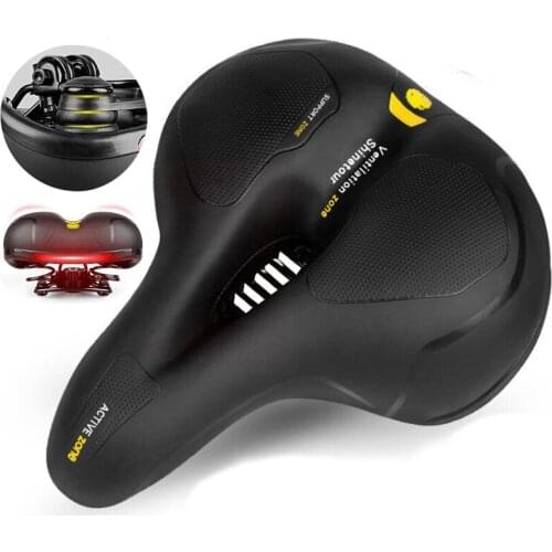 Bicycle Seat Cushion Super Soft Thickened Shock Absorption Bicycle Accessories Mountain Bike Road Bike Damping Seat