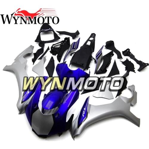 Complete Fairings Kit For 2015 2016 Yamaha YZF1000 R1 Year 15 16 Injection ABS Plastics Bodywork Frames Blue Silver Cowlings