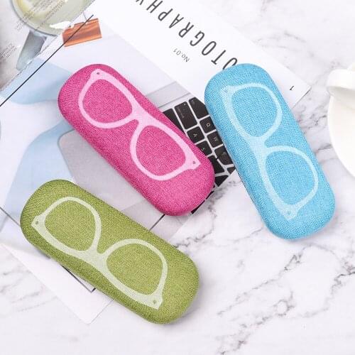 Portable Fashion Reading Glasses Case For Kids Women Sunglasses Box Case Handmade Eyeglasses Handbags Protection Men Glasses Bag