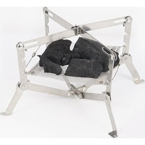 Stainless Steel BBQ Grill Folding BBQ Grill Mini Pocket BBQ Grill Barbecue Accessories For Home Park Use Portable