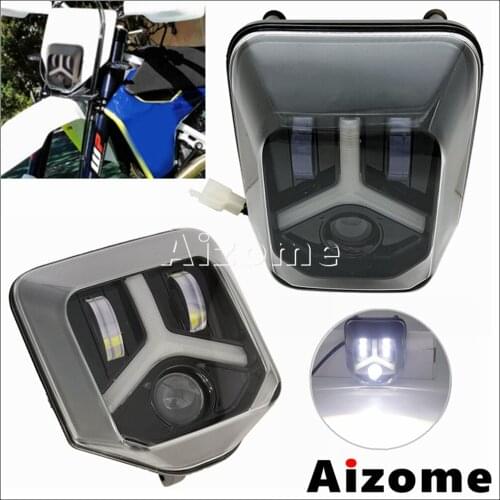Dirt Bike LED Headlight Hi/Lo Beam Day Running Light For FE 250 350 450 501 TE 150 250 300 Enduro Motocross Supermoto Headlamp