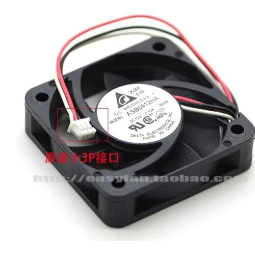 Detla Electronics ASB0412HA B308 DC 12V 0.10A 40x40x10mm Server Cooling Fan