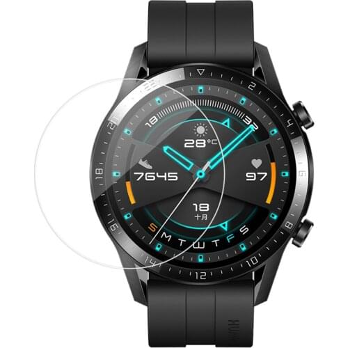 1/2Pcs For Huawei Watch GT GT2 (46mm) Soft PET Film Not Tempered Glass Screen Protector 9H Smartwatch Protective Accessories
