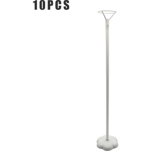 10pcs Balloon Holder Plastic Support Set Wedding Party Table Decoration Stand Balloon Base Stick Ballon Accessory Holder