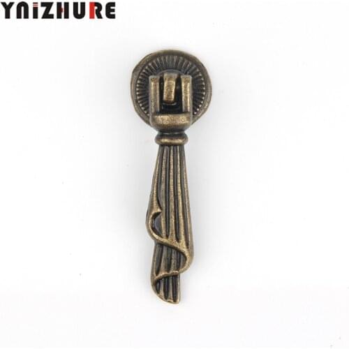 10pcs Vintage Furniture Hardware Drawer Pull closet Door Knob Kitchen Cupboard door Antique knobs Pendant handle