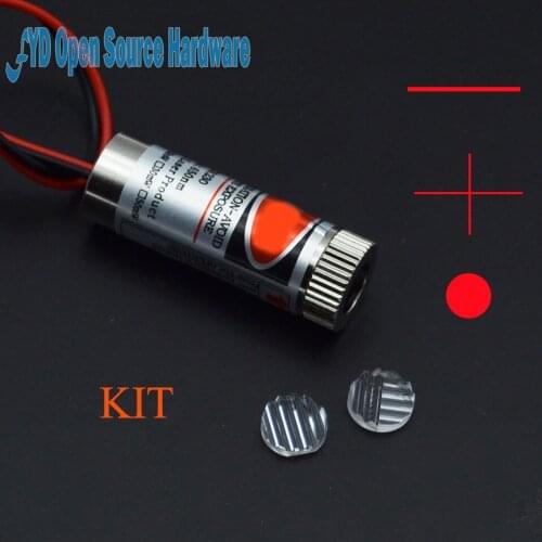 5MW red cross line laser industrial laser modules kit