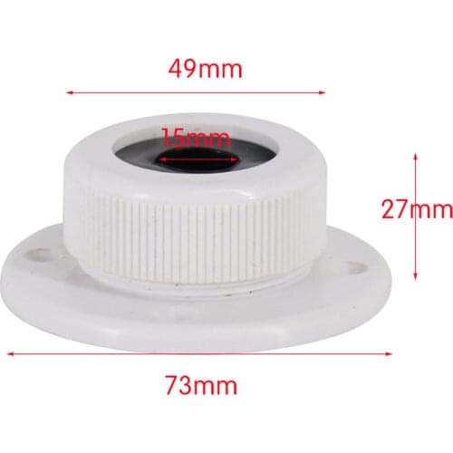 ABS Plastic Cable Outlet Marine Boat Cable Pass Thru Outlet with Rubber Gasket