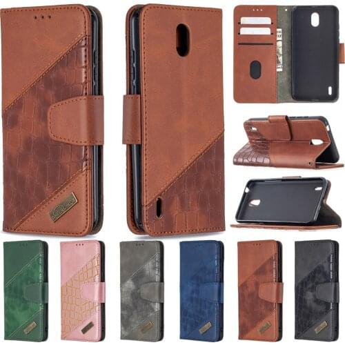 3D Business Crocodile Leather Flip Case sFor Nokia 2.3 TA-1211 TA-1214 TA-1206 Luxury Wallet Cover for Nokia 1.3 5.3 Phone Shell