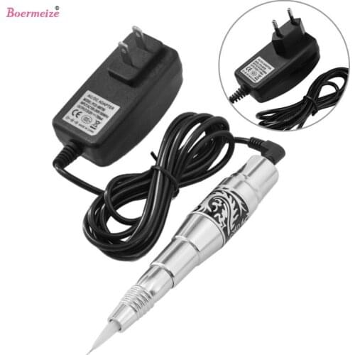 Eyebrow Embroidery Machine Pen Digital Intelligent Silent Machine Kit Lip Eyeliner Permanent Makeup Microblading with Needle Tip