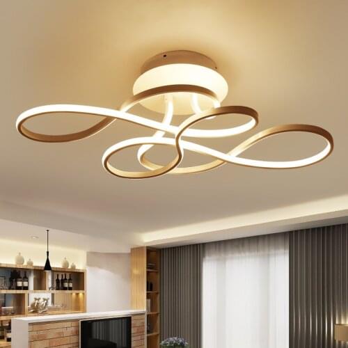 Living Room Lamp Ceiling Lamp Atmospheric Home Post-modern Simplicity Led Bedroom Lamp Warm and Romantic Creative Ceiling Lamp