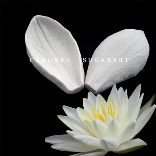 Lily flower leaf Silicone molds fondant molds cake decorating tools chocolate gumpaste cake mould