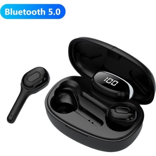 T9s Mini TWS Wireless Bluetooth 5.0 Digital Earbuds Sports Waterproof Earphones