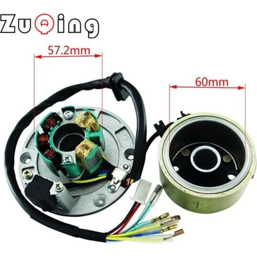 Off-Road Motorcycle Accessories High Speed Motor Kits Stator Rotor Magneto Coil For ZongShen 155CC Oil-cooled Engine CQ-101