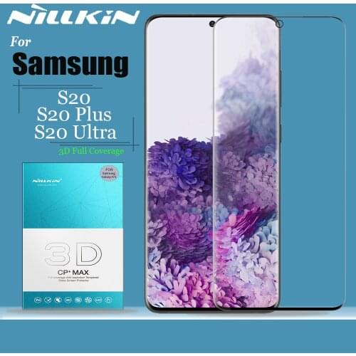 For Samsung Galaxy S20 Plus S20 Ultra Glass Screen Protector Nillkin 3D Full Coverage Safety Tempered Glass for Samsung S20 S20