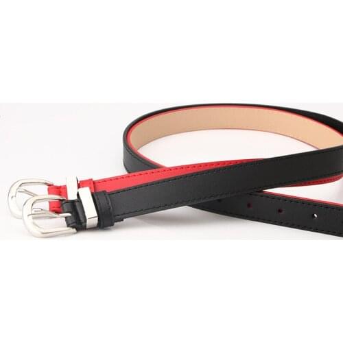 Women Belt Cummerbunds Belts For Women Dress Apparel Lady Pu Leather Black Waist Belts Women Sliver Buckle