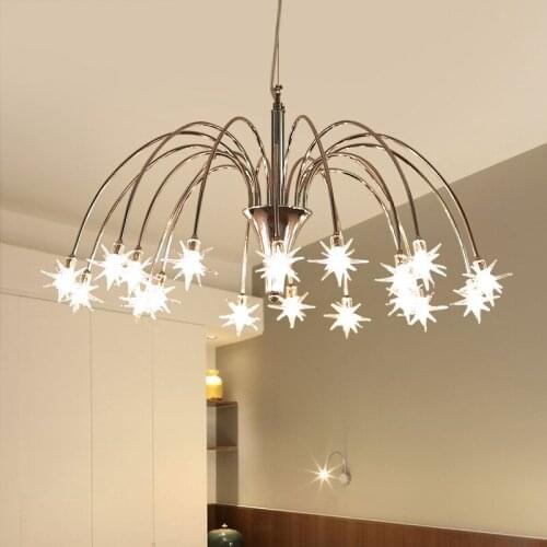 Star chandelier starry lustre nordique living room postmodern minimalist creative fashion restaurant bedroom romantic chandelier