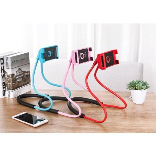 1PC Long Arm Lazy Phone Holder Mobile Phone Flexible Bed Desk Table Stand Holder Clip Bracket Storage Rack Hanging Neck NX 042