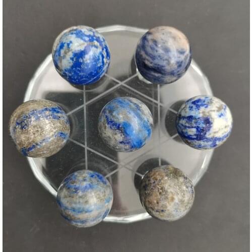 10pcs Natural lasurite quartz sphere lapis lazuli crystal gemstone ball healing Stone Crafts Home decor 25mm/30mm