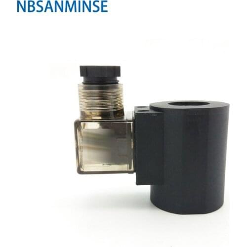 20pcs/lot HC - 16 DC24V Hydraulic Electromagnetic Valve Coil Electrical Solenoid Valve Coil DIN43650A Type Valve Coil NBSANMINSE