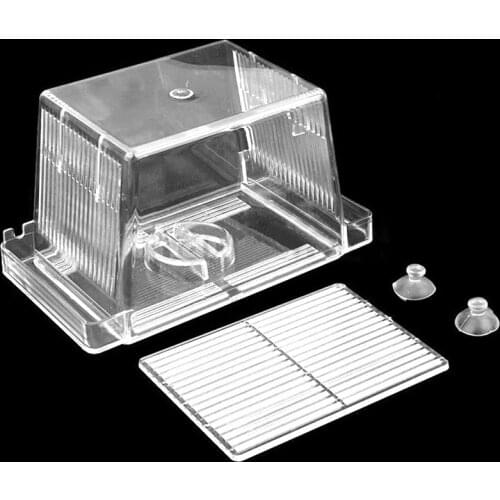 2020 Aquarium Pet Fish Tank Guppy Double Breeding Breeder Rearing Box Hatchery S/L