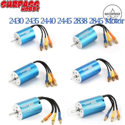 2430 2435 2440 2445 2838 2845 Waterproof Brushless Motor for Wtloys Remo Hobby XLH Timaya Redcat 1/12 1/14 1/16 1/18 RC Car Boat