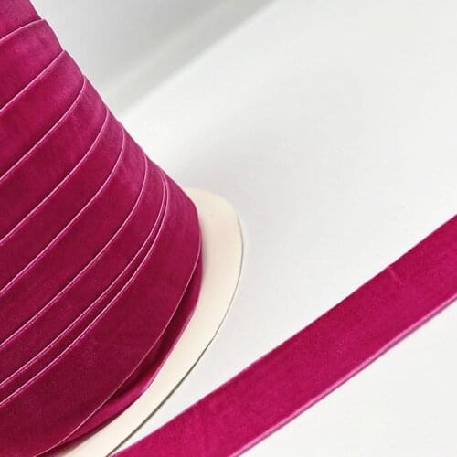 3 yards 6mm-38mm Colour Single Face Line Polyester No Elastic Velvet Ribbon for Bowknot Christmas Ribbon Party Decorations # 29