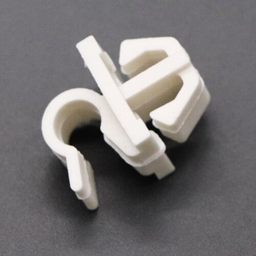 50Pcs Car Plastic Cover Hood Prop Rod Support Wire Clip Black Retainer Fasteners Universal