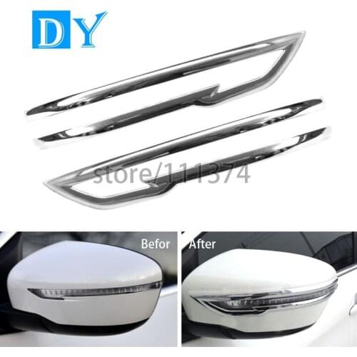 Chrome Polished surface side mirror chrome cover rearview Decoration Trim Frame Cover For Nissan Qashqai 2014 - 2016 J11