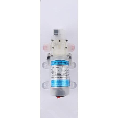 DC 12v 70w 6L/min self priming pump automatic pressure control food grade transfer pump for wine milk G1/2
