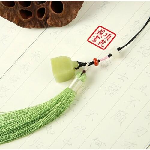 Chinese Traditional Style Qingtian Stone Handmade Decorative Stamps Pendant Gift Customized Name Stamp Personal Calligraphy Seal