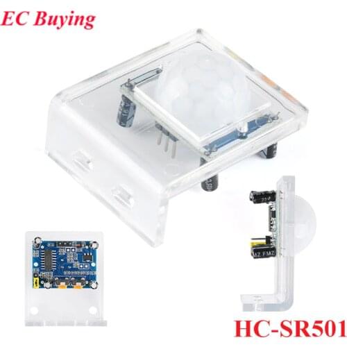 HC-SR501 IR Pyroelectric Infrared PIR Motion Sensor Switch Human Body Sensor Detector Module Bracket HC SR501 Electronic DIY KIT