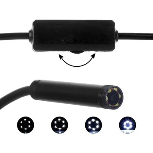 Wifi Endoscope Camera HD720P 8mm lens USB camera semi-rigid Cable Waterproof Iphone Android wireless car inspection borescope