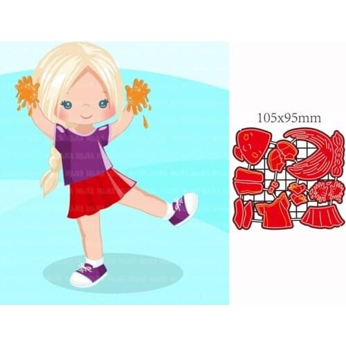 Metal Cutting Die girl DIY Scrapbooking Paper Cards Decorative Craft Embossing cut