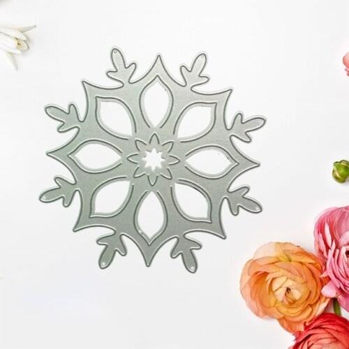 Snowflake Metal Cutting Dies Stencil DIY Scrapbooking Album Paper Card Template Mold Embossing Decoration