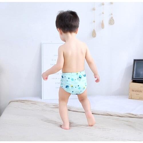 Babies Underswear Clothes Washable 6-layers Gauze Diaper Toddler Infant Pants