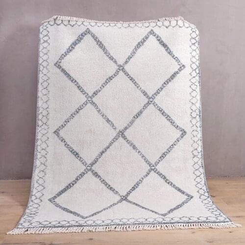 Nordic Soft Plush Carpet Morocco Cotton Rug Livingroom Home Bedroom Fluffy Rug Decor Table Coffee Floor Room Sofa Mat Study