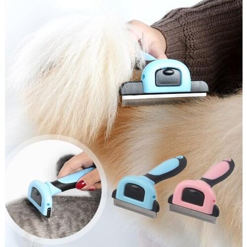 New Comb Pet Dog Cat Hair Removal Brush Comb Puppy Grooming Tools Hair Shedding Pet Trimmer Comb For Cats Dogs